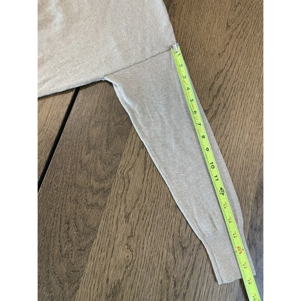 Madewell Brookhaven Wool Blend Turtleneck Sweater Women’s S Beige Dolman Sleeve - Picture 10 of 13